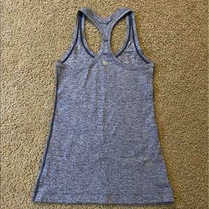 Lululemon fitted blue tank top